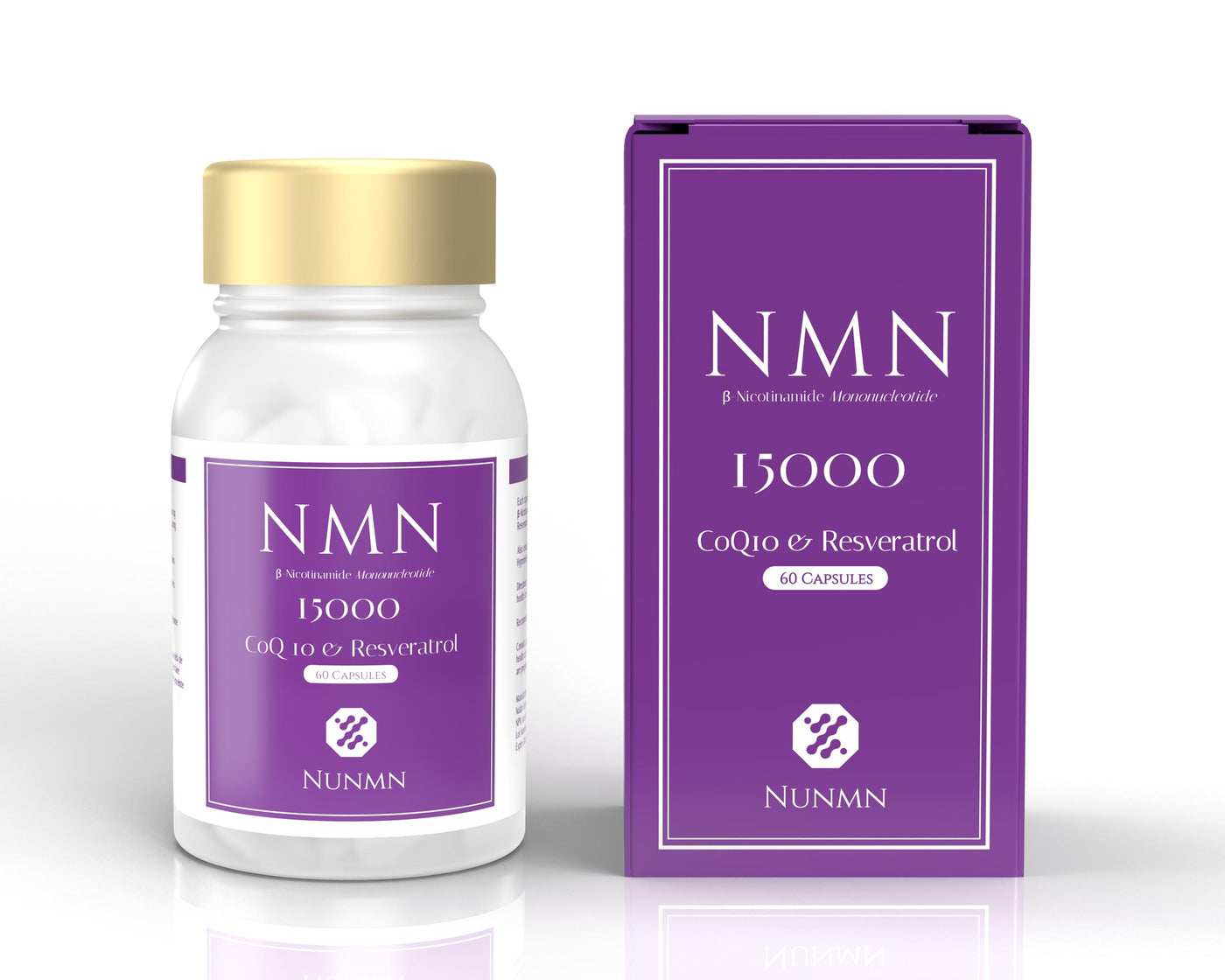 <tc>加拿大小金瓶 NMN 15000 和白藜蘆醇補充劑 NAD+ 助推器煙酰胺單核苷酸能量助推器代謝、抗氧化劑和修復 DNA。活力，健康老化 99.5% 純度 1 瓶</tc>